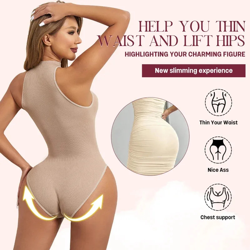 Bodysuit elastis tinggi seksi  - Shapewear Bodysuit Firm ulasan dan harga