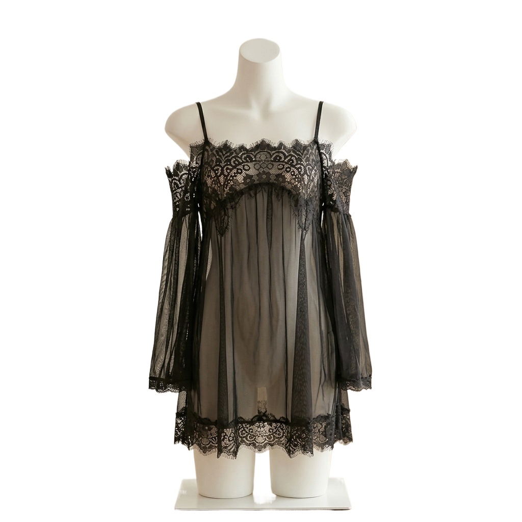 Lingerie Babydoll Wanita Berwa - Babydoll Chemise Night ulasan dan harga