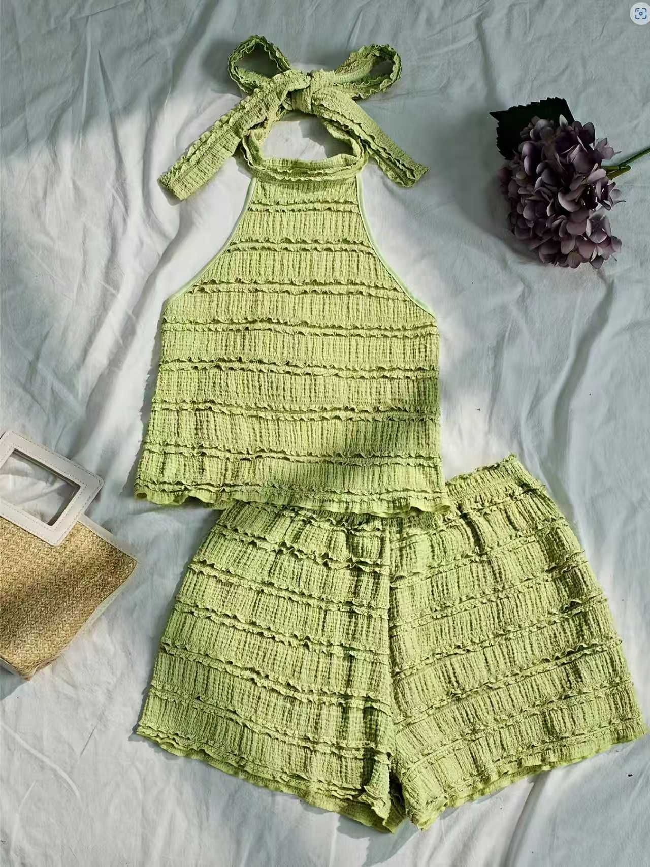 Set Atasan Cami & Hot Pants Ga - Cami Top Lace ulasan dan harga