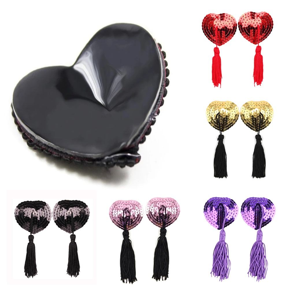 1 pasang Bra bentuk hati seksi - Nipple Cover Pasties ulasan dan harga