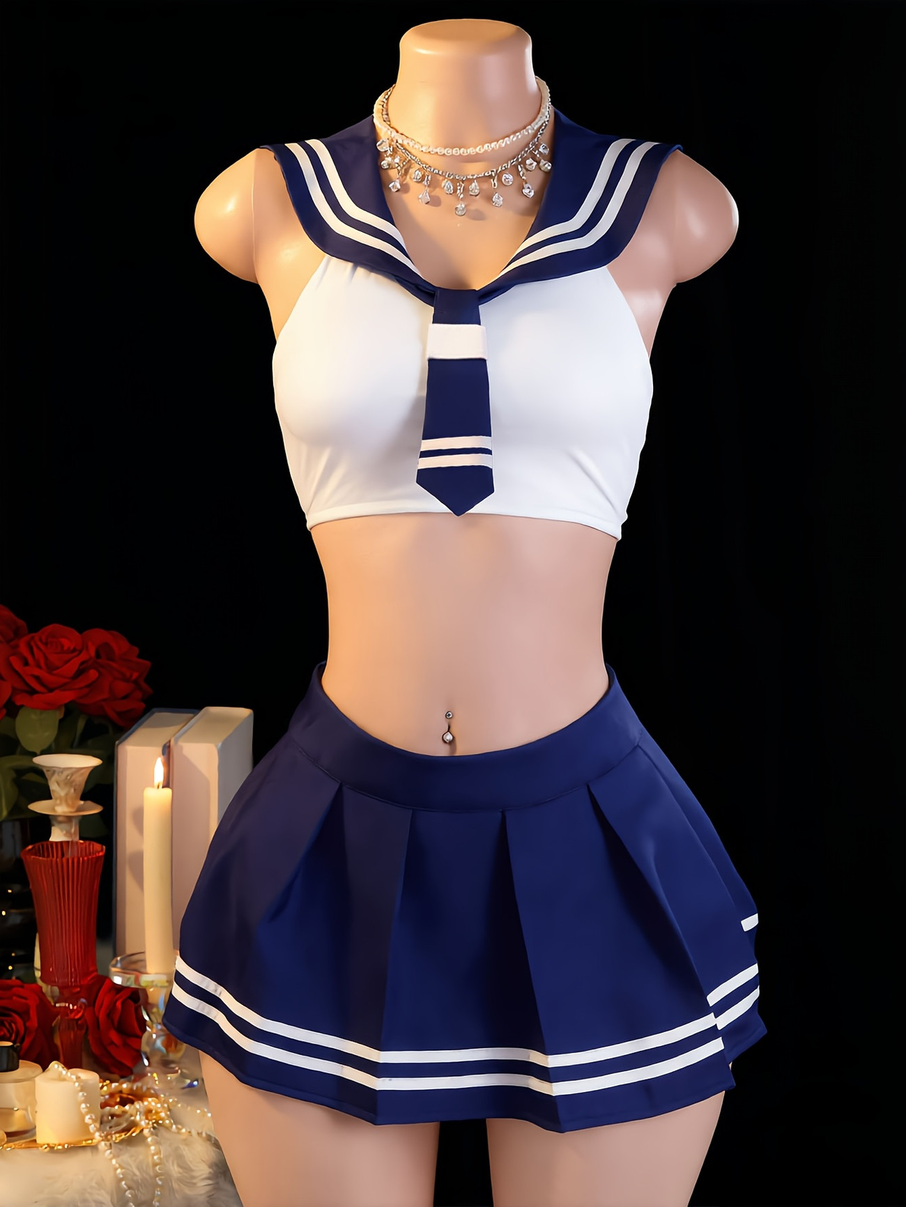 Set Kostum Permainan Peran Sai - Garter Belt Set ulasan dan harga